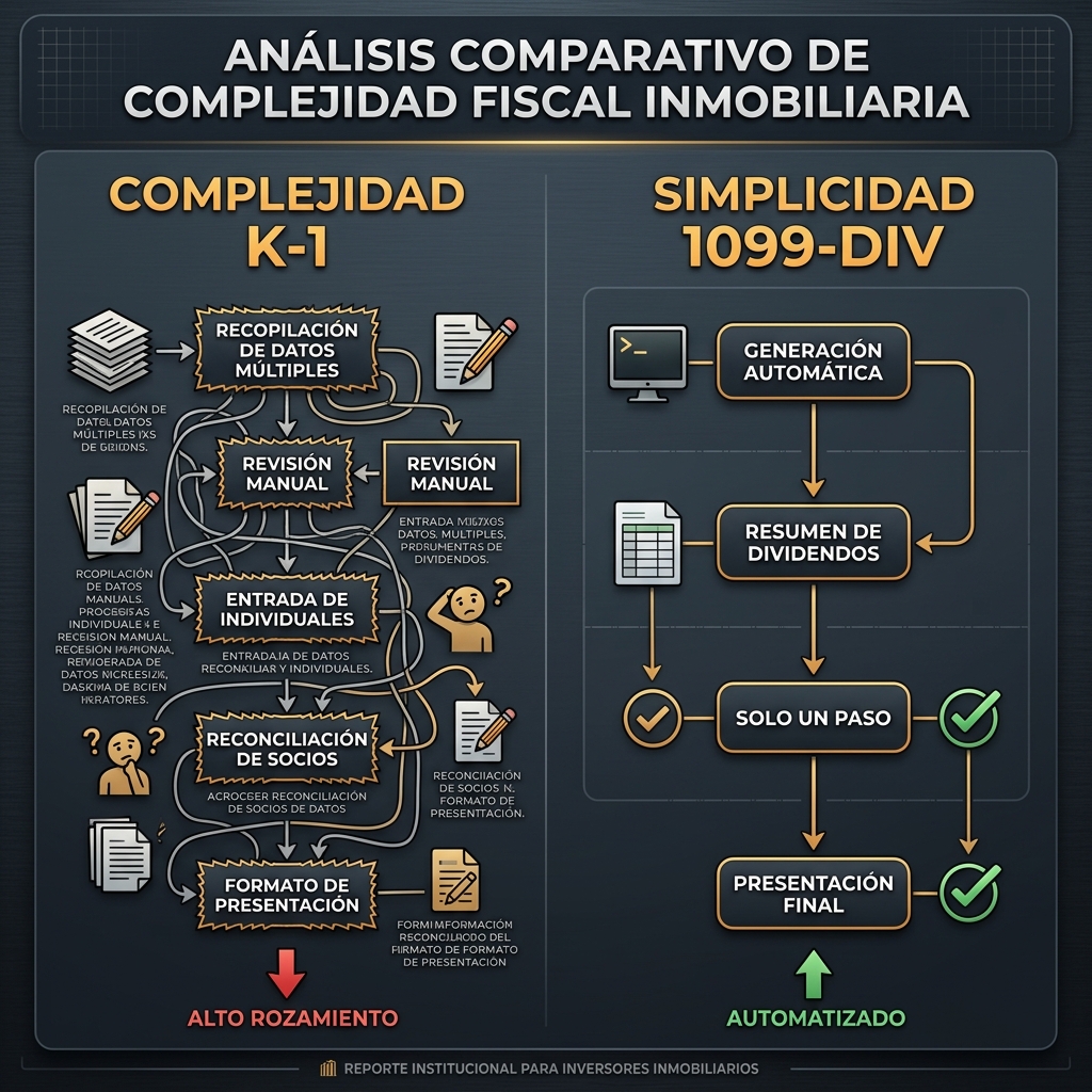 Complejidad K-1 vs Simplicidad 1099-DIV